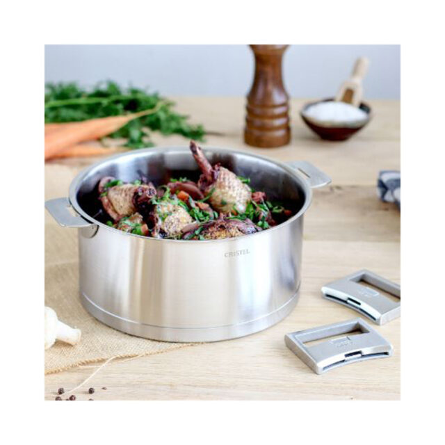 CRISTEL - Faitout Cristel Strate en inox amovible - 2 tailles