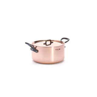 Faitout DE BUYER Inocuivre cuivre-inox avec couvercle poignée fonte – 4 tailles par la marque de Buyer de Buyer - Faitout DE BUYER Inocuivre cuivre-inox avec couvercle poignée fonte – 4 tailles