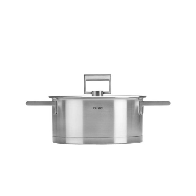 CRISTEL - Faitout Cristel Strate en inox avec couvercle induction - 5 tailles