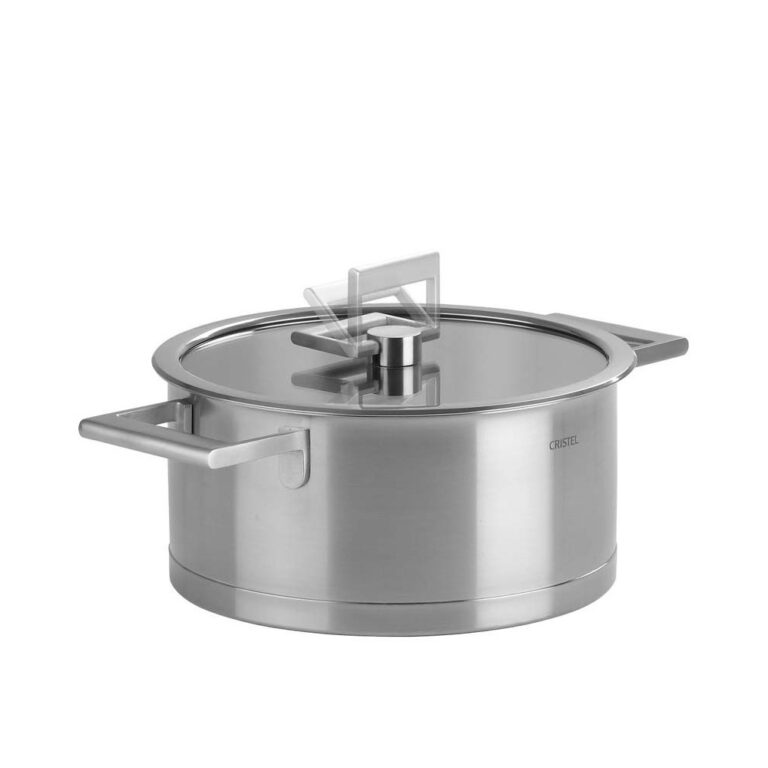 CRISTEL - Faitout Cristel Strate en inox avec couvercle induction - 5 tailles