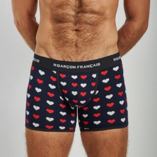 Garçon Français - Boxer classique joli-coeur