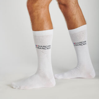 Chaussettes blanches par la marque Garçon Français Garçon Français - Chaussettes blanches