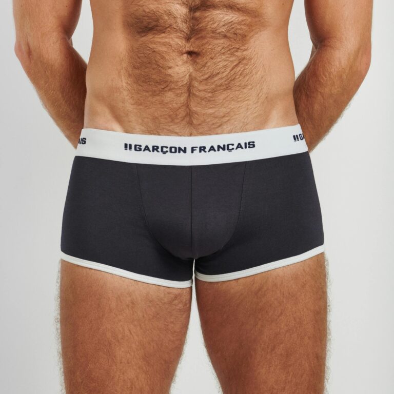 Garçon Français - Boxer court bleu marine