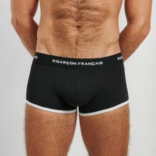 Garçon Français - Boxer court noir