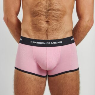 Garçon Français - Boxer court rose