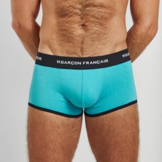 Garçon Français - Boxer court turquoise