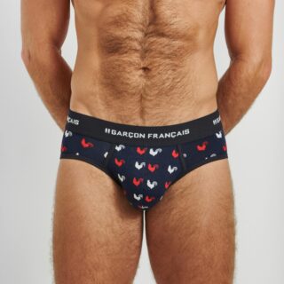 Garçon Français - Slip coqs tricolores