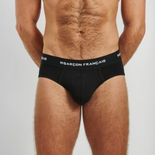 Garçon Français - Slip noir Indispensable
