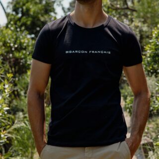 Garçon Français - T-shirt noir  Logo