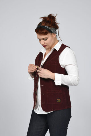Kiplay Vintage - Gilet velours Gaston