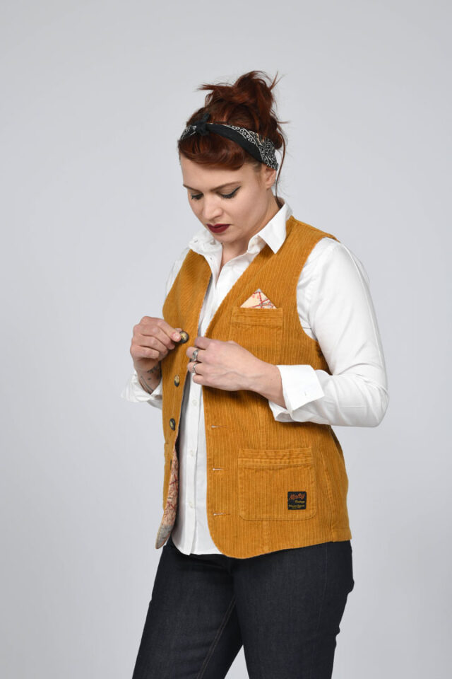 Kiplay Vintage - Gilet velours “Gaston”