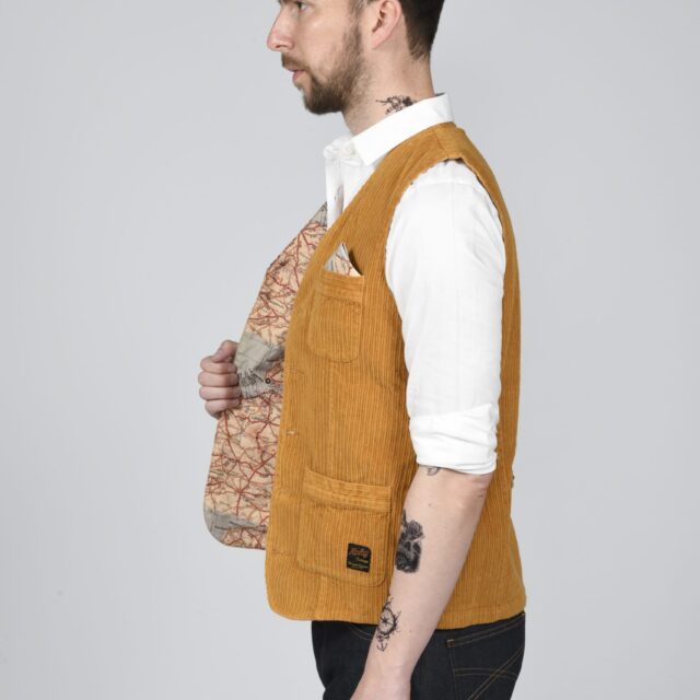 Kiplay Vintage - Gilet velours "Gaston"