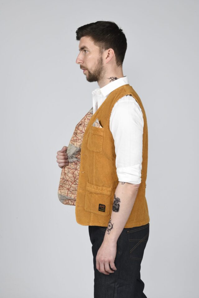 Kiplay Vintage - Gilet velours "Gaston"