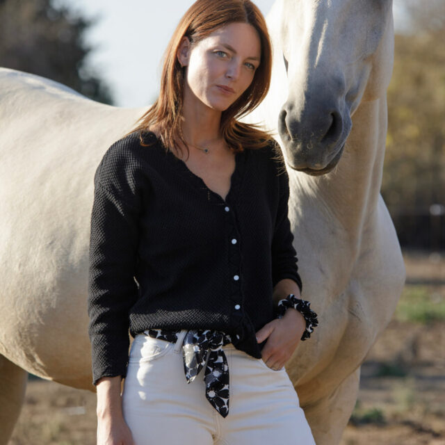 April et C - Gilet Mélio - Noir