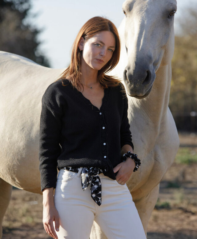 April et C - Gilet Mélio - Noir