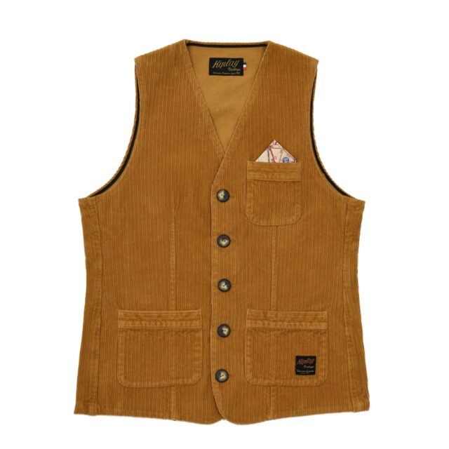 Kiplay Vintage - Gilet velours "Gaston"