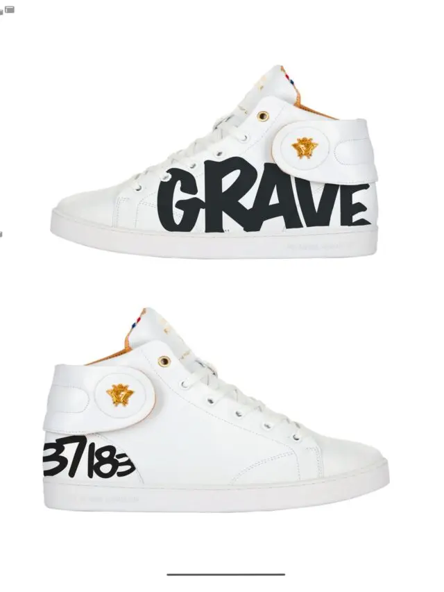 Baron Papillon - Personnalisation Mid Royale Blanche GRAVE