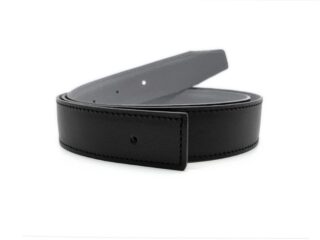 Hermes compatible – bande de cuir réversible 32mm, noir lisse et gris grainé – 5002 Choisir par la marque La Guêpe La Guêpe - Hermes compatible – bande de cuir réversible 32mm, noir lisse et gris grainé – 5002 Choisir