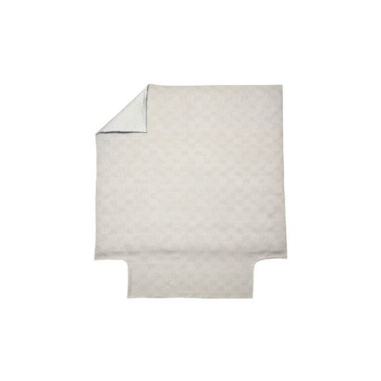 BLANC DES VOSGES - Housse de couette BLANC DES VOSGES Gramines Crème 200x200cm