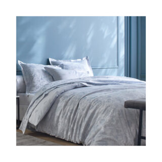 Blanc des Vosges - Housse de couette BLANC DES VOSGES Hespéride Porcelaine 140x200cm