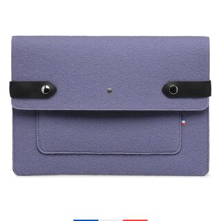 SAINT LAZARE - Pochette ordinateur Made in France  Violet clair