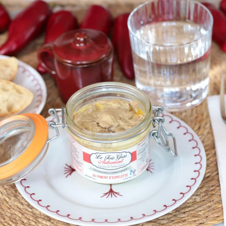 Relais Gourmet - Relais Gourmet - Foie Gras Entier 180g 100% Sud Ouest sans Colorant sans Additif et sans Conservateur Au Piment d´Espelette