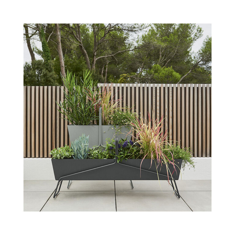 FERMOB - Jardinière longue FERMOB Basket - 25 coloris