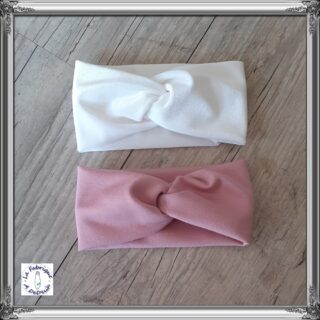 La Fabrique À DeDeuh - Bandeau twist en jersey extensible 10 couleurs