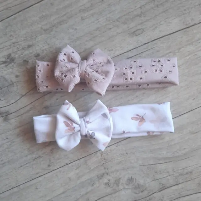 La Fabrique À DeDeuh - Bandeau petit nœud en jersey extensible 10 couleurs