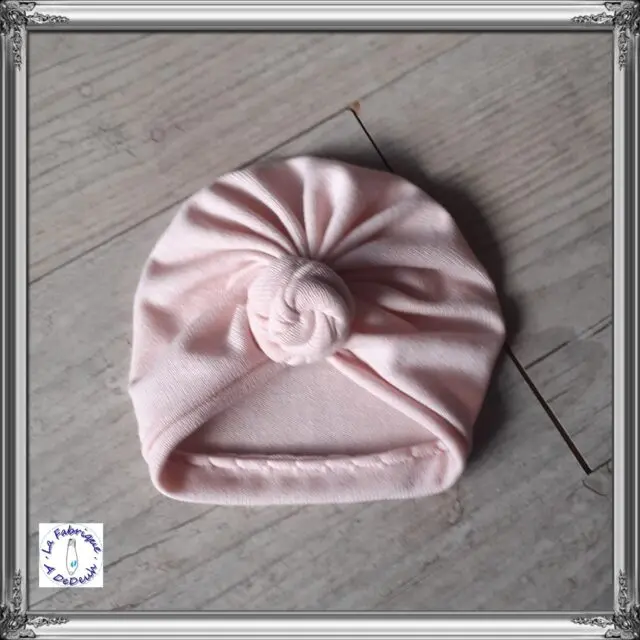 La Fabrique À DeDeuh - Turban bonnet tourbillon chaud en tissus maille extensible 8 couleurs