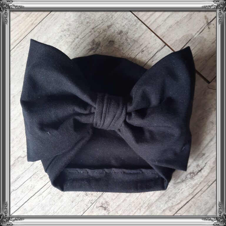 La Fabrique A DeDeuh - Turban bonnet nœud XXL en tissu maille 2 couleurs