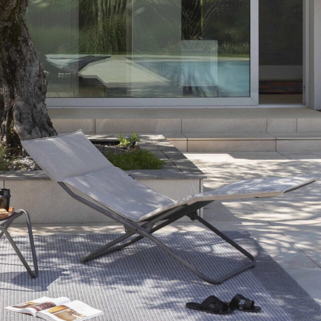 LAFUMA MOBILIER - Chaise longue LAFUMA MOBILIER Bayanne Onyx