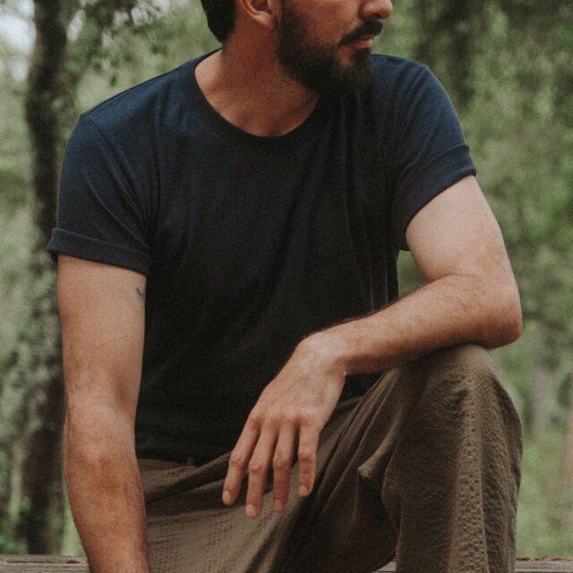 Bleu De Chauffe - Le T Shirt chanvre coton MWC - Navy