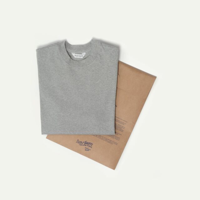 Bleu De Chauffe - Le T shirt Heavy weight champion - Gris Chiné