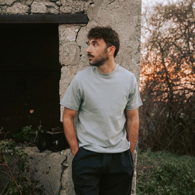 Bleu De Chauffe - Le T shirt Heavy weight champion - Gris Chiné