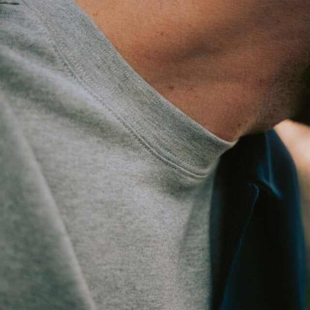 Bleu De Chauffe - Le T shirt Heavy weight champion - Gris Chiné