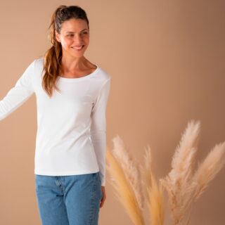 Le t-shirt Propre - Le t-shirt en coton bio – Blanc