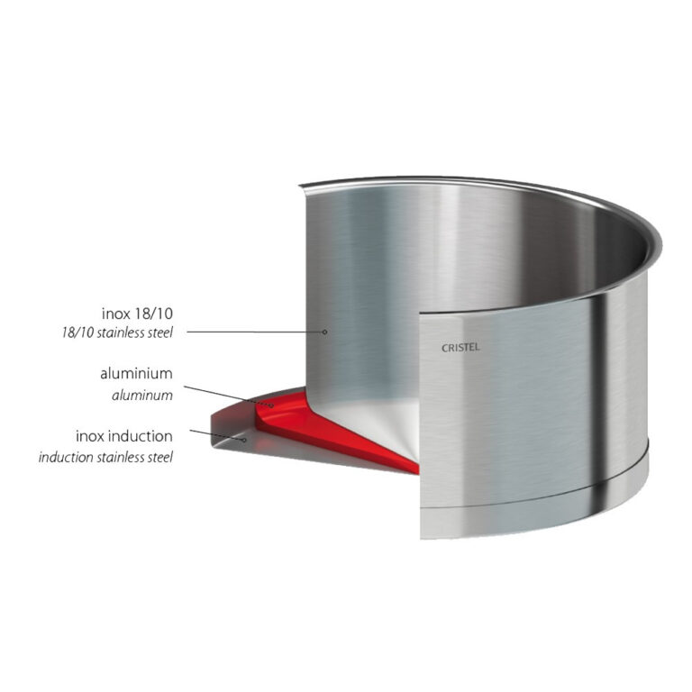 CRISTEL - Marmite Cristel Strate amovible en inox - 3 tailles