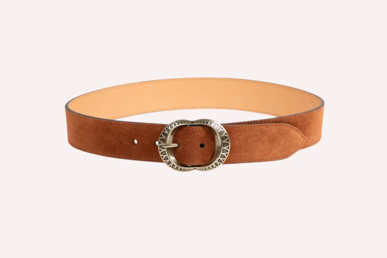 Daguet - Ceinture Amanda - Velours marron