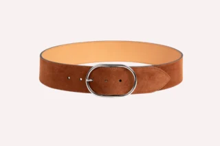 Daguet - Ceinture Axelle – Velours marron