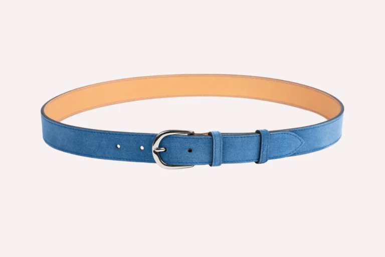 Daguet - Ceinture Achille - Velours bleu clair