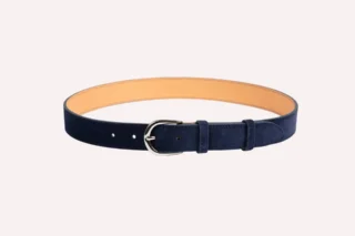 Daguet - Ceinture Achille  Velours bleu nuit