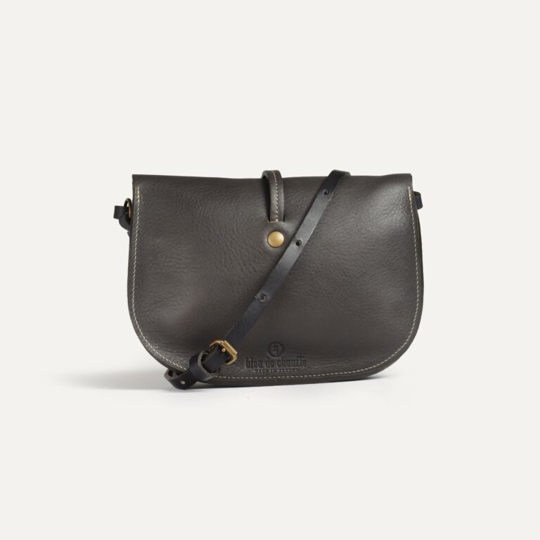 Bleu De Chauffe - Mini sac postier Java - Gris