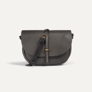 Bleu de Chauffe - Mini sac postier Java  Gris