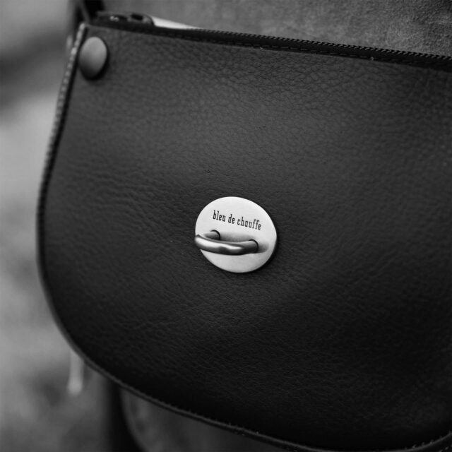 Bleu De Chauffe - Mini sac postier Java - Noir