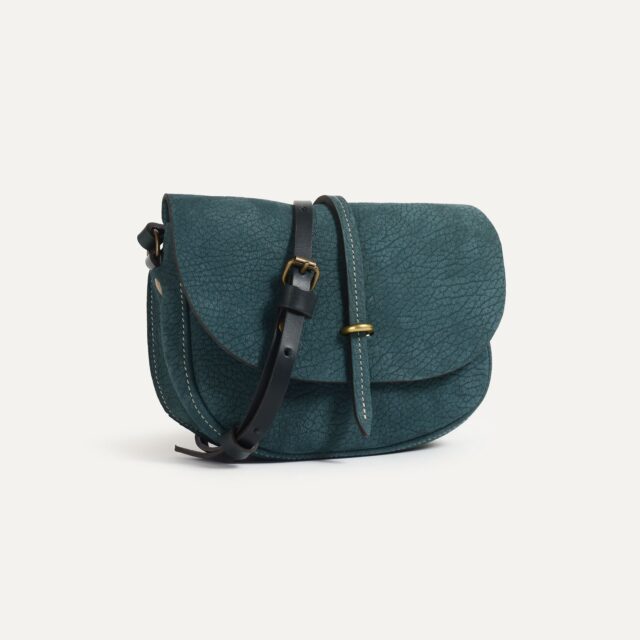 Bleu De Chauffe - Mini sac postier Java - Soft Petrolio