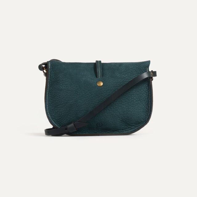 Bleu De Chauffe - Mini sac postier Java - Soft Petrolio
