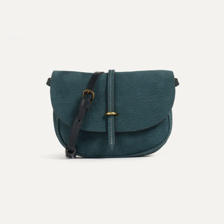 Bleu De Chauffe - Mini sac postier Java - Soft Petrolio