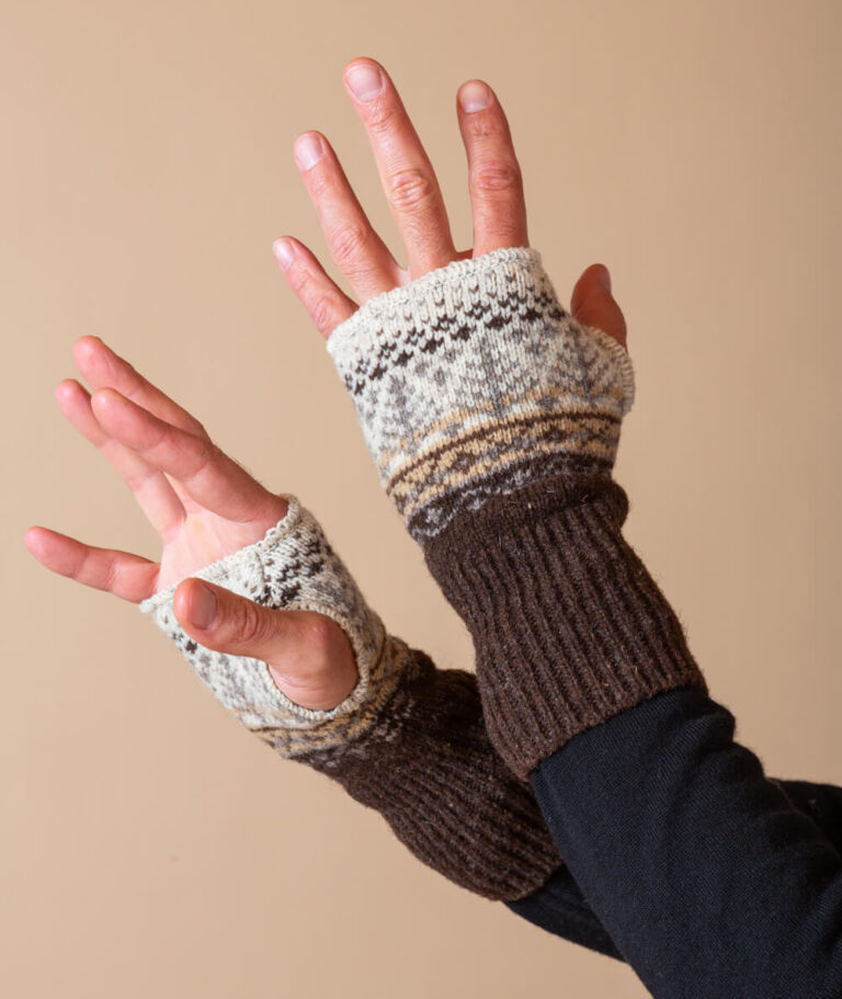 Ardelaine - Mitaines Jacquard en laine
