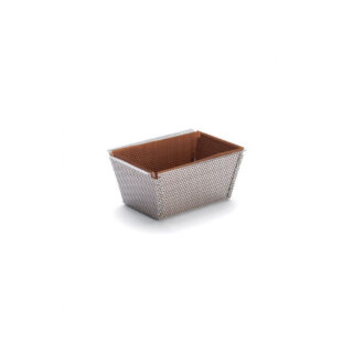de Buyer - Moule à cake DE BUYER à fond démontable en inox perforé 15cm